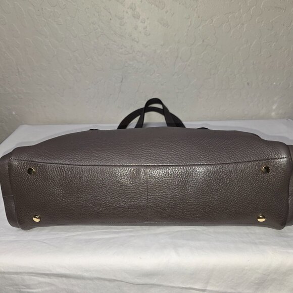 Radley London Sloane Street Large Zip-Top Gray Pebble Grain Leather Shoulder Bag - Picture 15 of 16